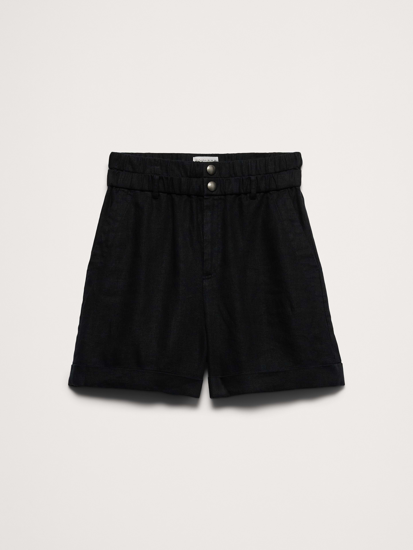 Image number 4 showing, 3.5" Linen Double-Waistband Shorts