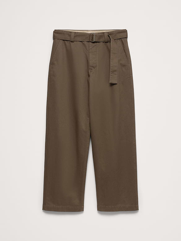 Loose Belted Chino