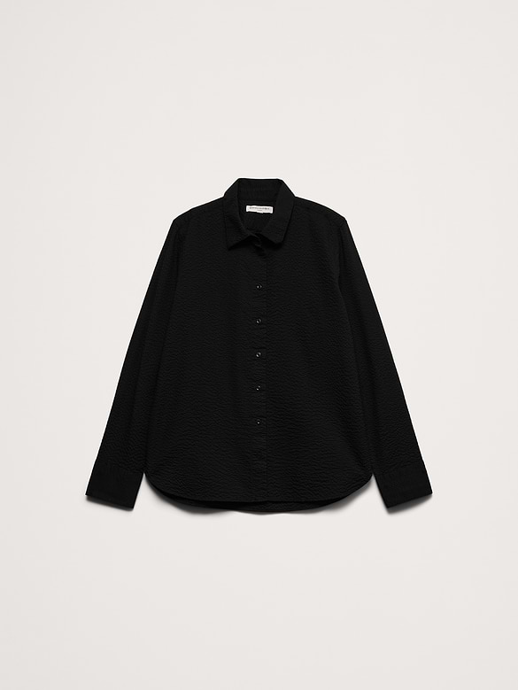 The Everyday Shirt in Cotton Seersucker