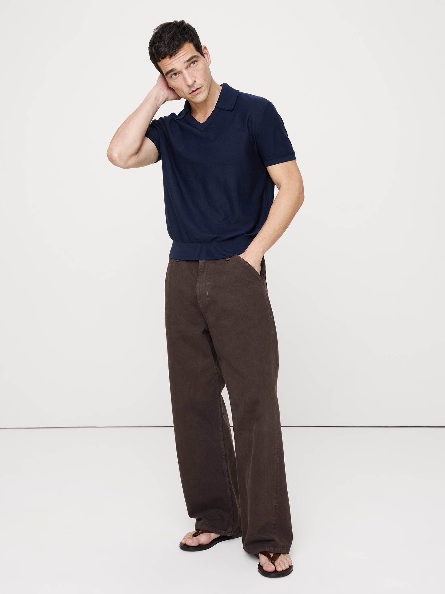 Image number 1 showing, Cotton Sweater Polo