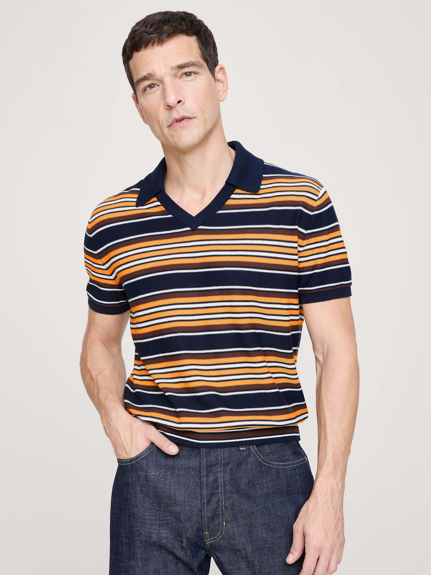 Image number 1 showing, Cotton Sweater Polo