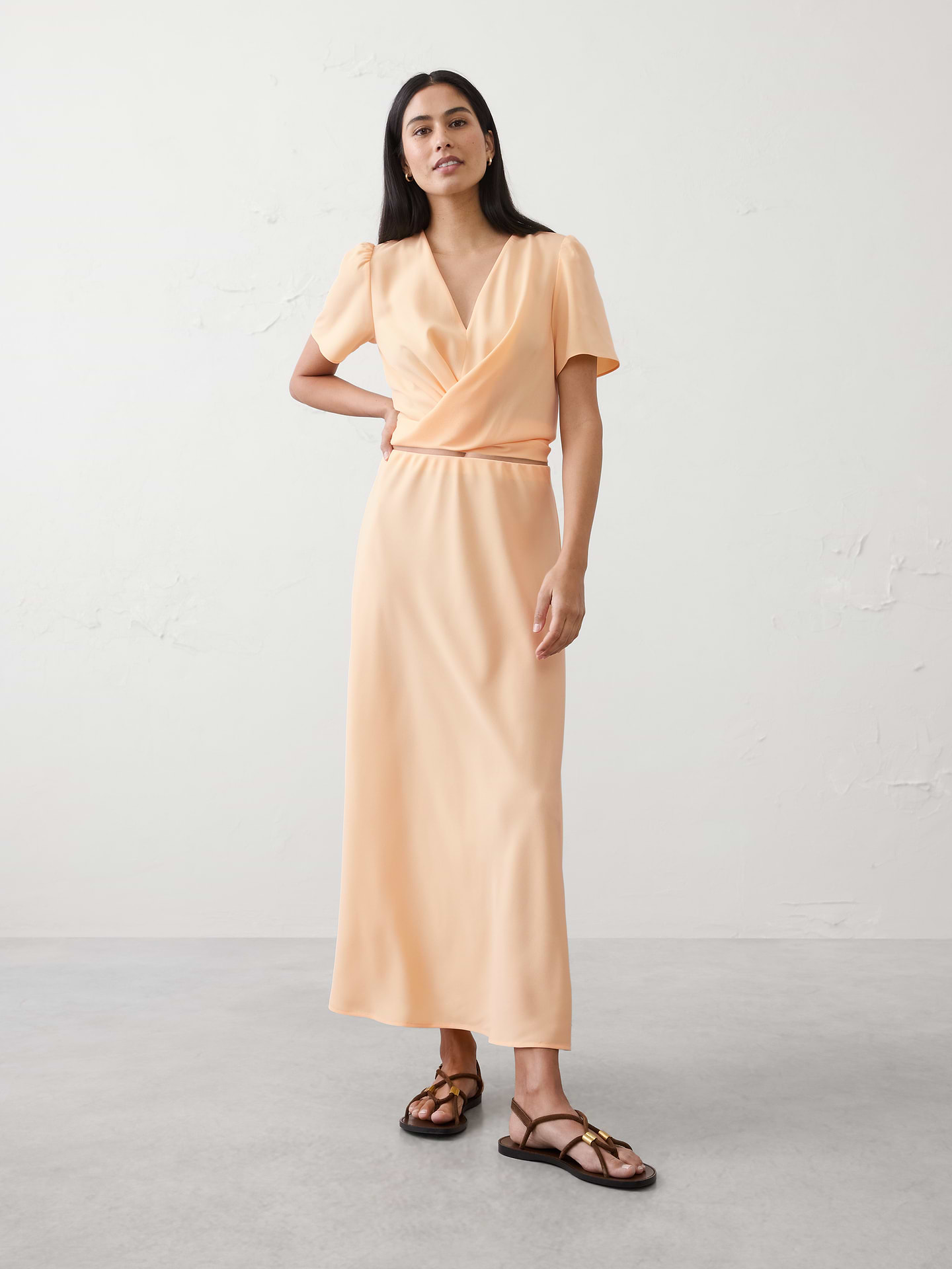 Image number 1 showing, Tied Cropped Top