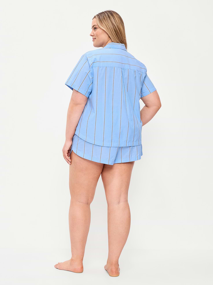 Image number 7 showing, Poplin Pajama Short Set
