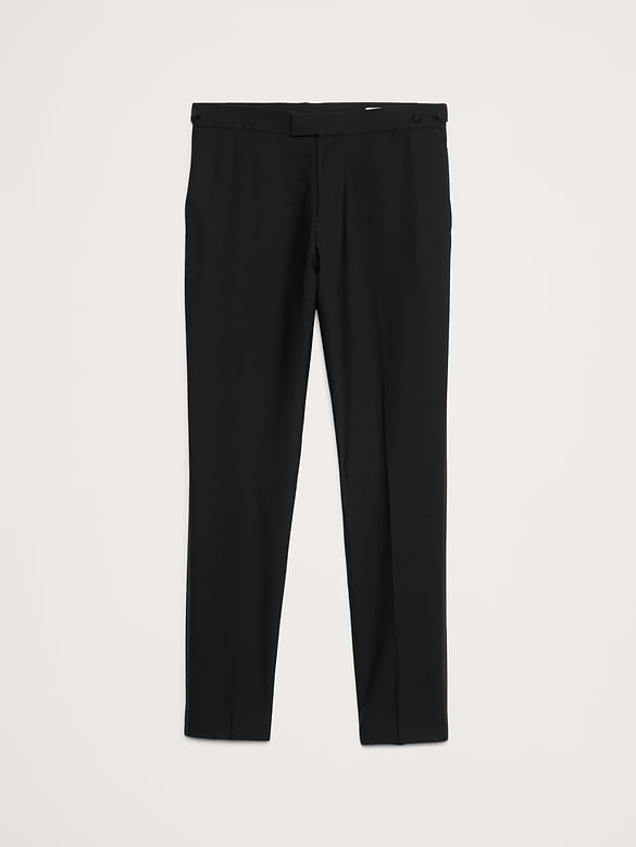 Italian Barathea Tuxedo Pant