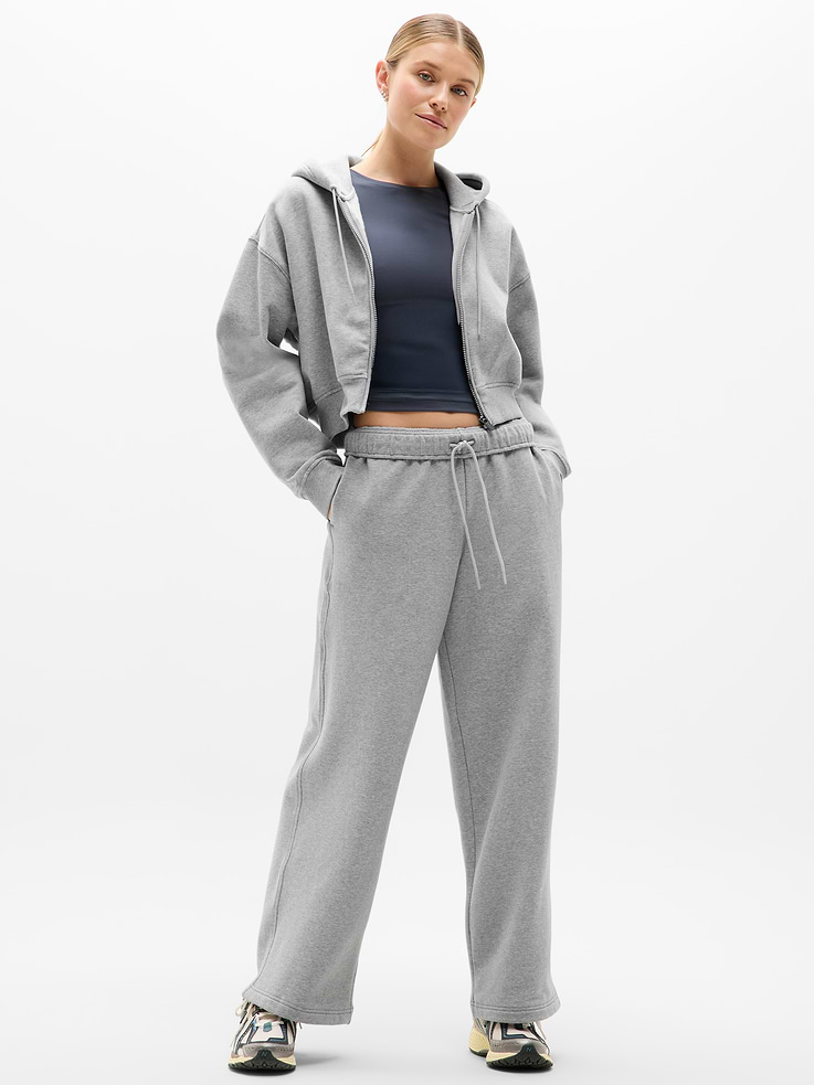 Image number 2 showing, Forever Fleece Wide Leg