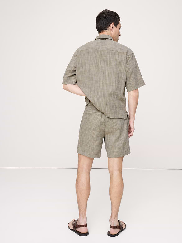 7" Plaid Pull-On Short
