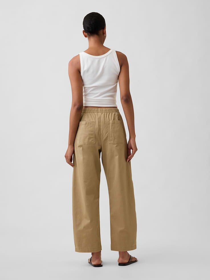 Image number 4 showing, Mid Rise Easy Barrel Khakis