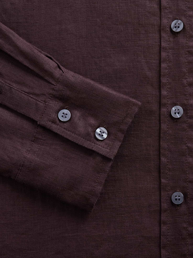 Image number 4 showing, 100% Linen Oversized Shirt