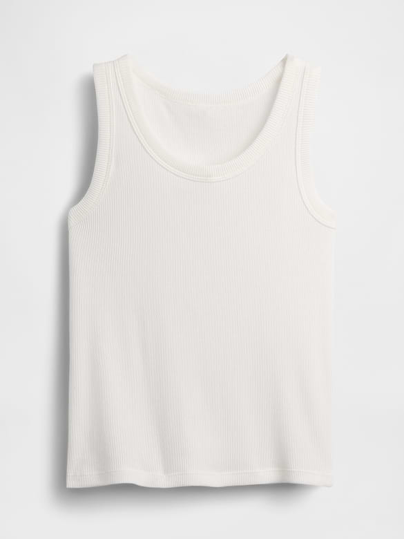 Kid Rib Scoop Tank Top