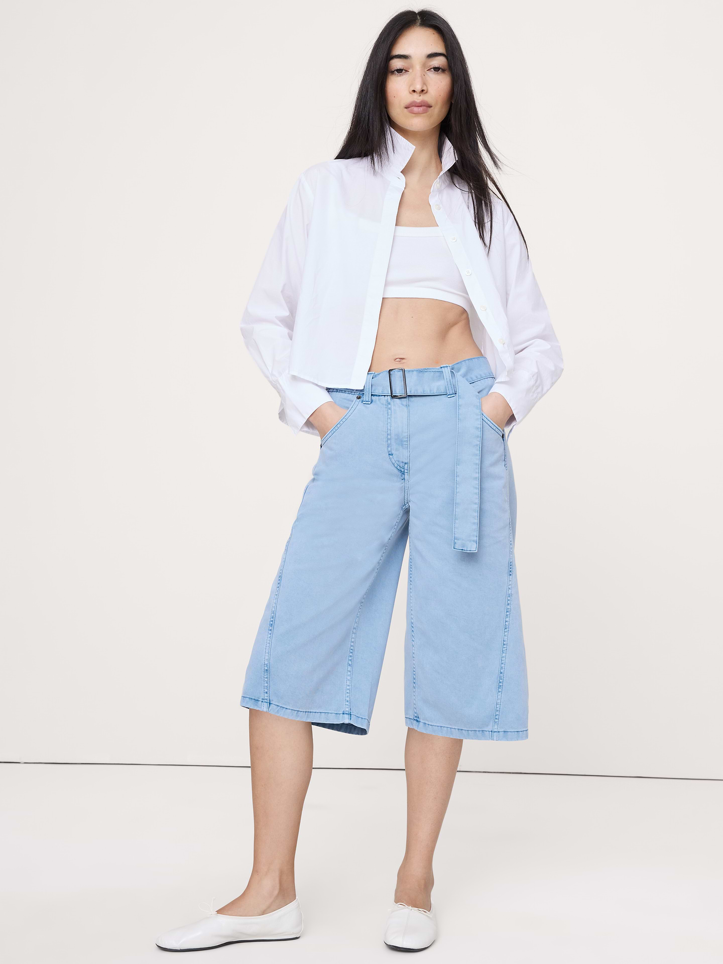 Image number 1 showing, 16" Cotton Long Bermuda Short