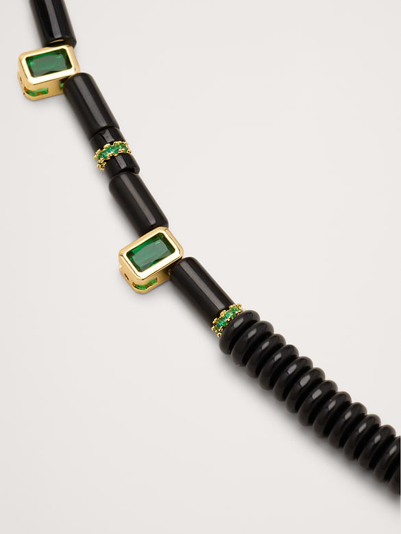Noir Necklace by Martha Calvo