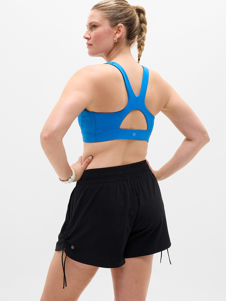 Image number 6 showing, Weekender High Rise Ruched Run Short