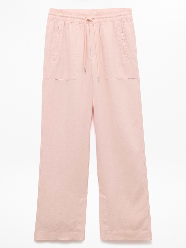 Image number 7 showing, Retreat Linen High Rise Wide Leg Pant
