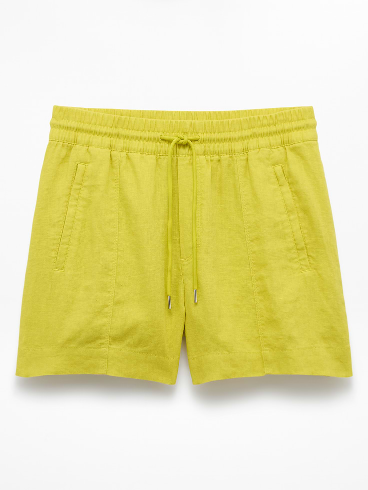 Image 7 of 7, Retreat Linen Mid Rise 4" Short