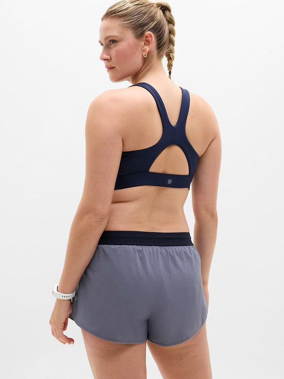 Speedwork Mid Rise Elastic Waistband Short