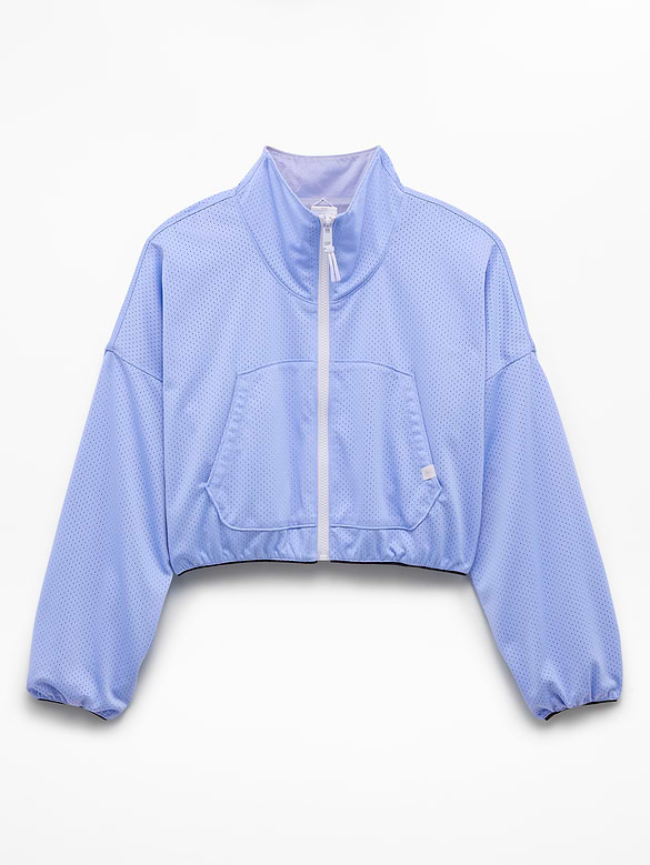 Athleta Girl Reversible Mesh Windbreaker