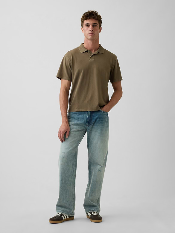 Relaxed Pique Polo