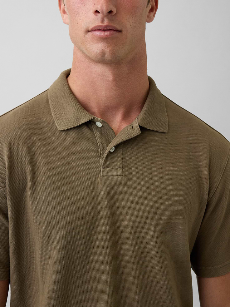 Image number 4 showing, Relaxed Pique Polo
