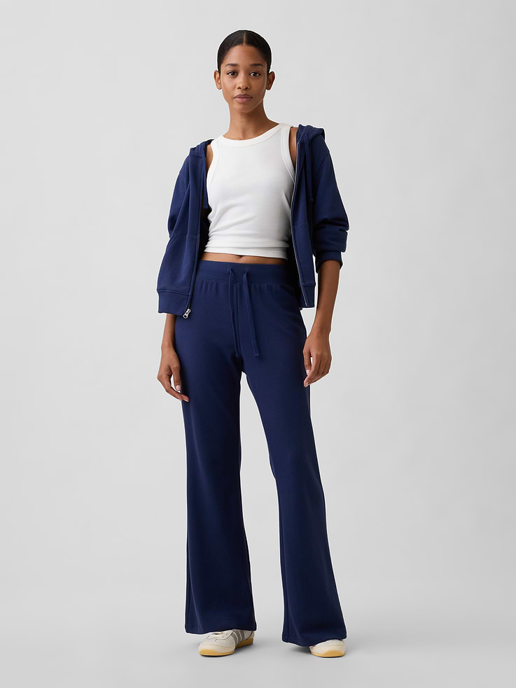 Image number 1 showing, French Terry Bootcut Sweatpants