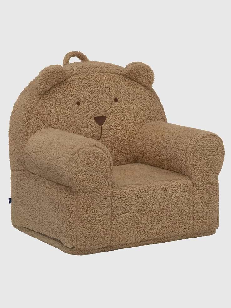 Image 2 of 2, babyGap Sherpa Bear Chair