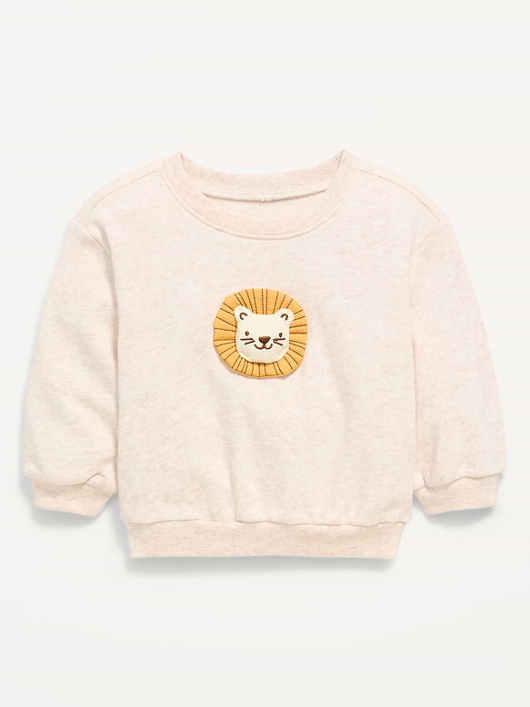 Printed Crew-Neck Sweatshirt for Baby