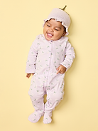 Image number 2 showing, 2-Way-Zip Sleep & Play Footed One-Piece for Baby