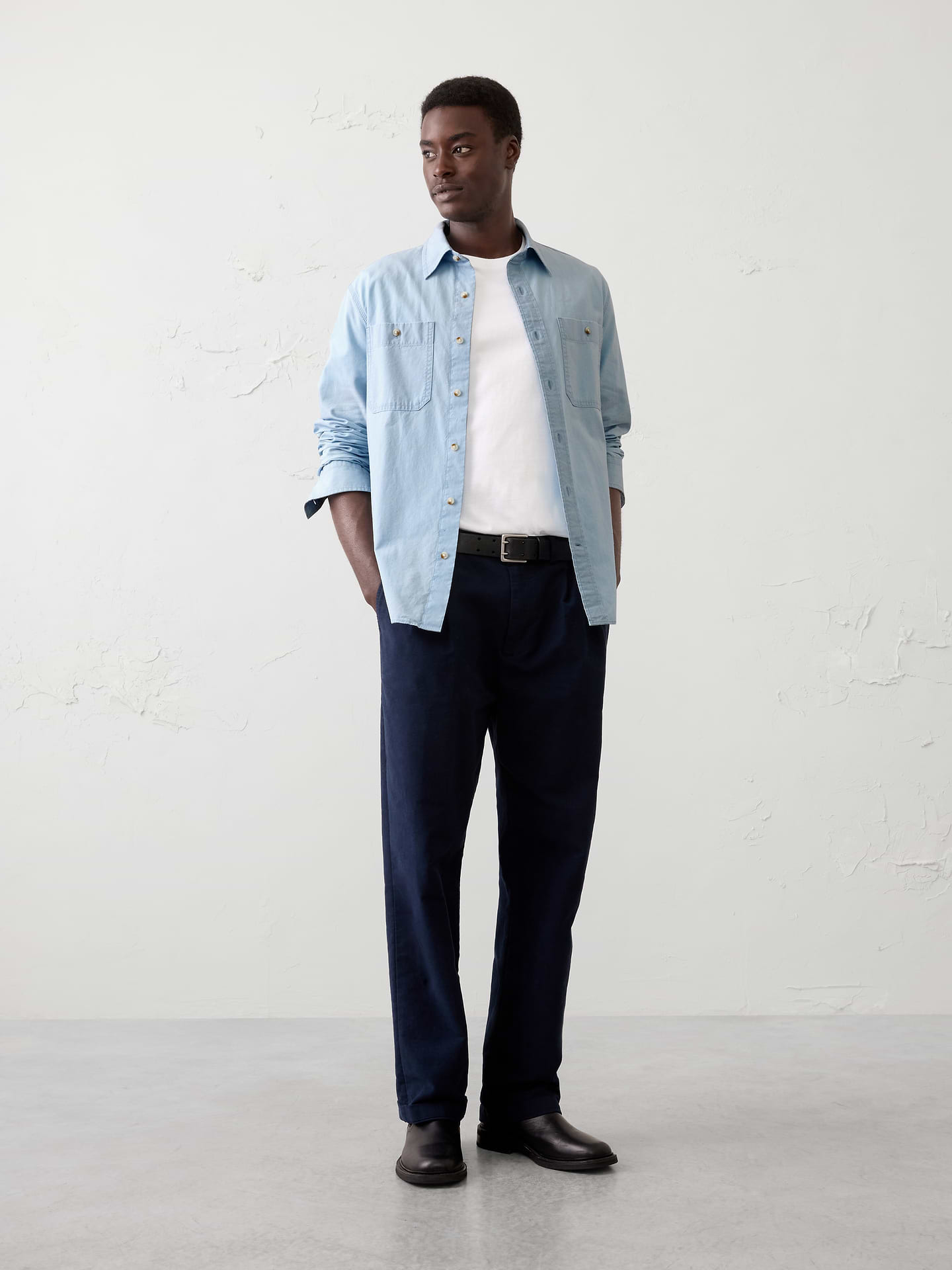 Image number 1 showing, Standard-Fit Vintage Denim Shirt