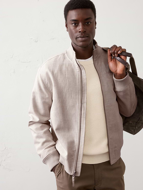 Cotton-Linen Bomber