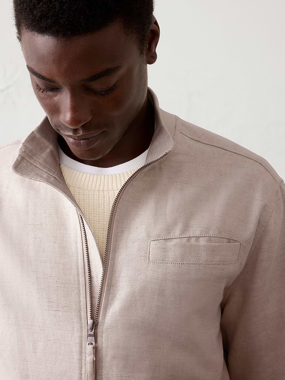 Cotton-Linen Bomber