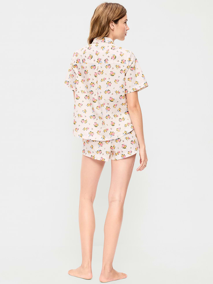 Image 2 of 8, Poplin Pajama Short Set