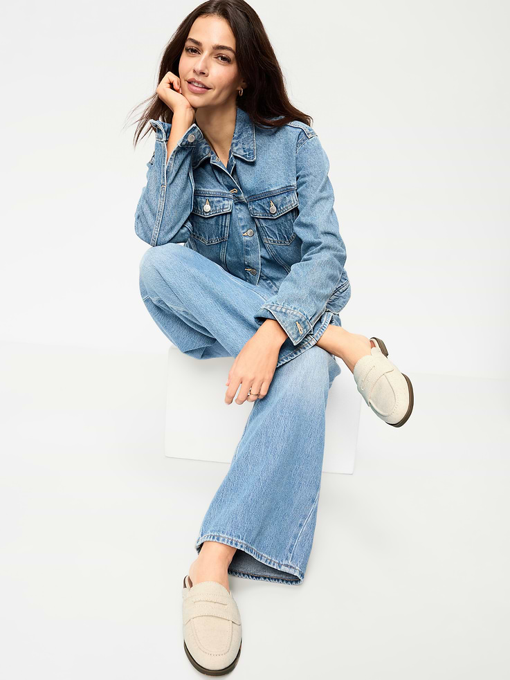 L'image numéro 2 présente Mules mocassins croco pour femme
