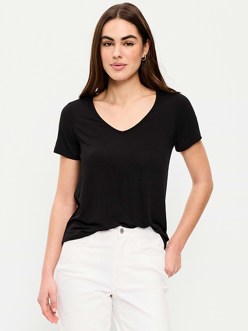 Luxe Luxe V-Neck T-Shirt on clearance at Old Navy — 40% off