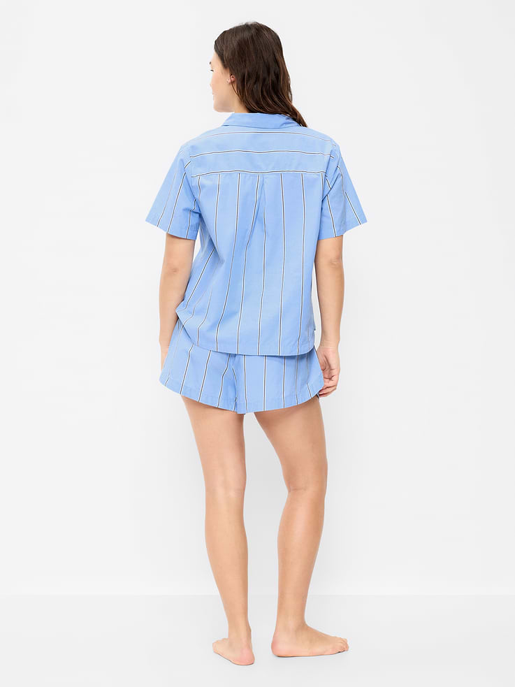 Image number 5 showing, Poplin Pajama Short Set