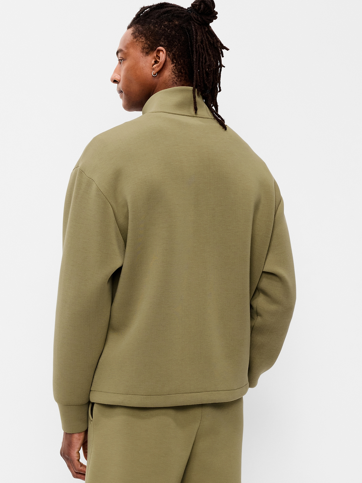 Bounce Fleece Oversized Quarter-Zip Pullover | Old Navy