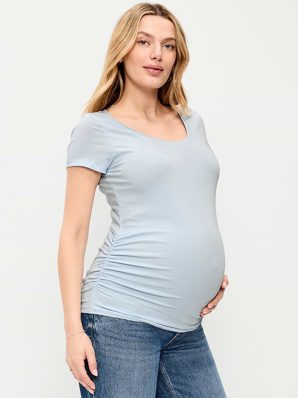 Maternity Scoop-Neck T-Shirt