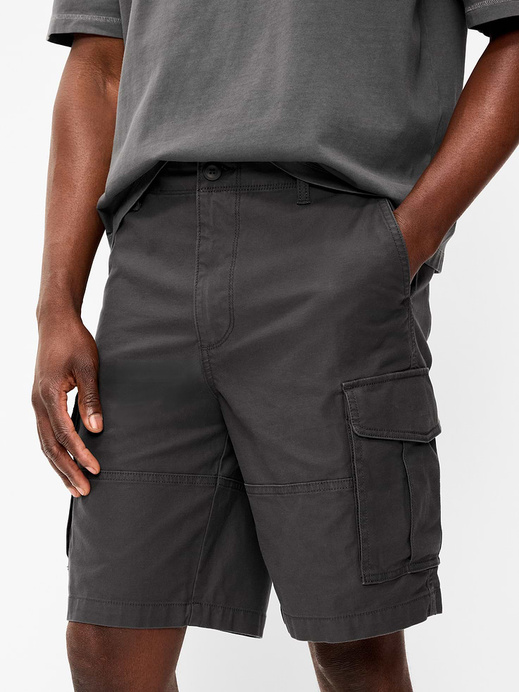 Image number 4 showing, 90's Loose Lived-In Cargo Shorts -- 10-inch inseam