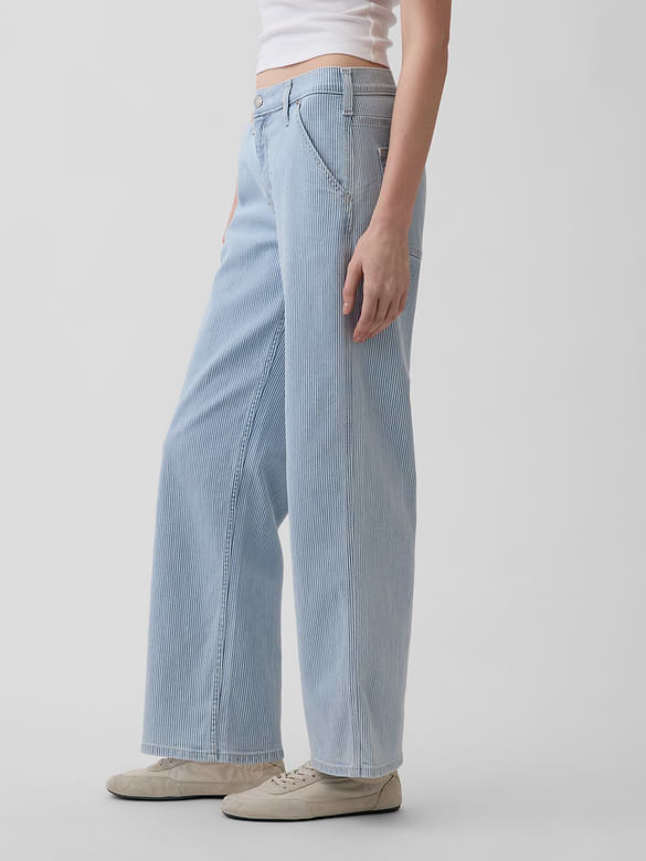 Low Rise '90s Loose Jeans