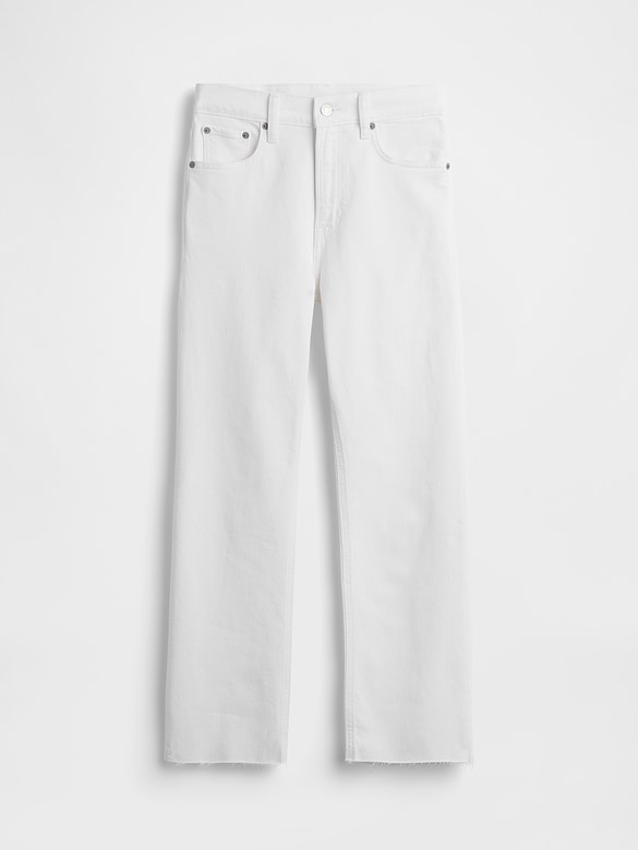 High Rise ’90s Slim Straight Crop Jeans