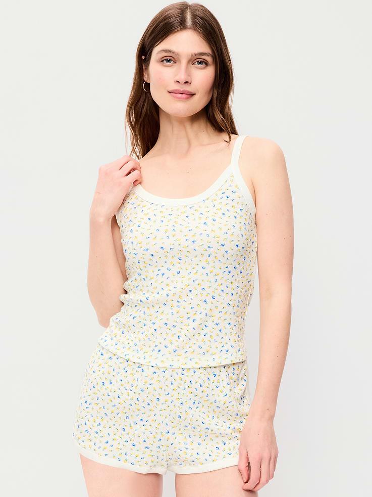 Image number 1 showing, Pointelle Cami Tank Top