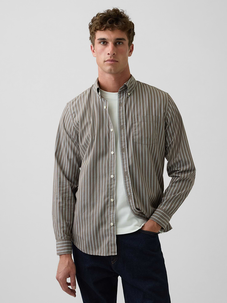Image number 1 showing, Organic Cotton Poplin Classic Shirt