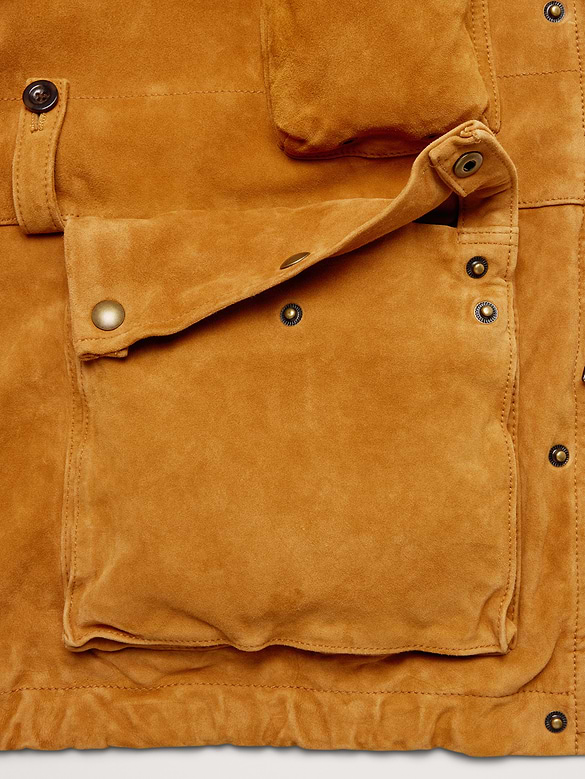 Suede Multi-Pocket Jacket