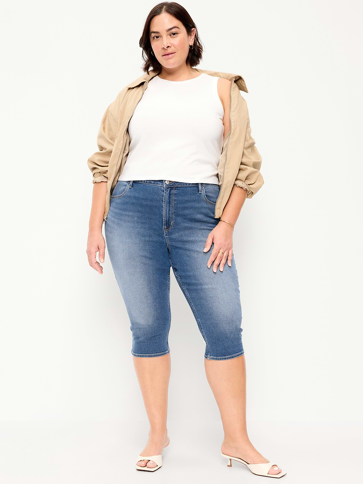 Image number 9 showing, High-Waisted Wow Capri Jeans