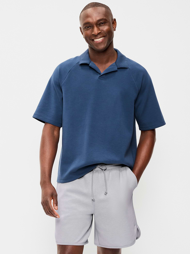 Image number 1 showing, Dynamic Fleece Short-Sleeve Polo