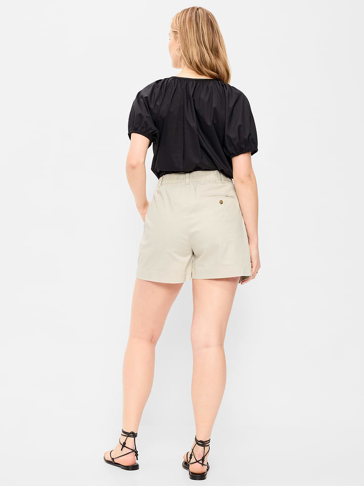 Image number 5 showing, High-Waisted OGC Chino Shorts -- 4-inch inseam