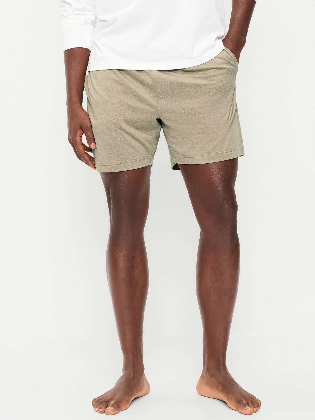 Image number 1 showing, Jersey-Knit Pajama Shorts