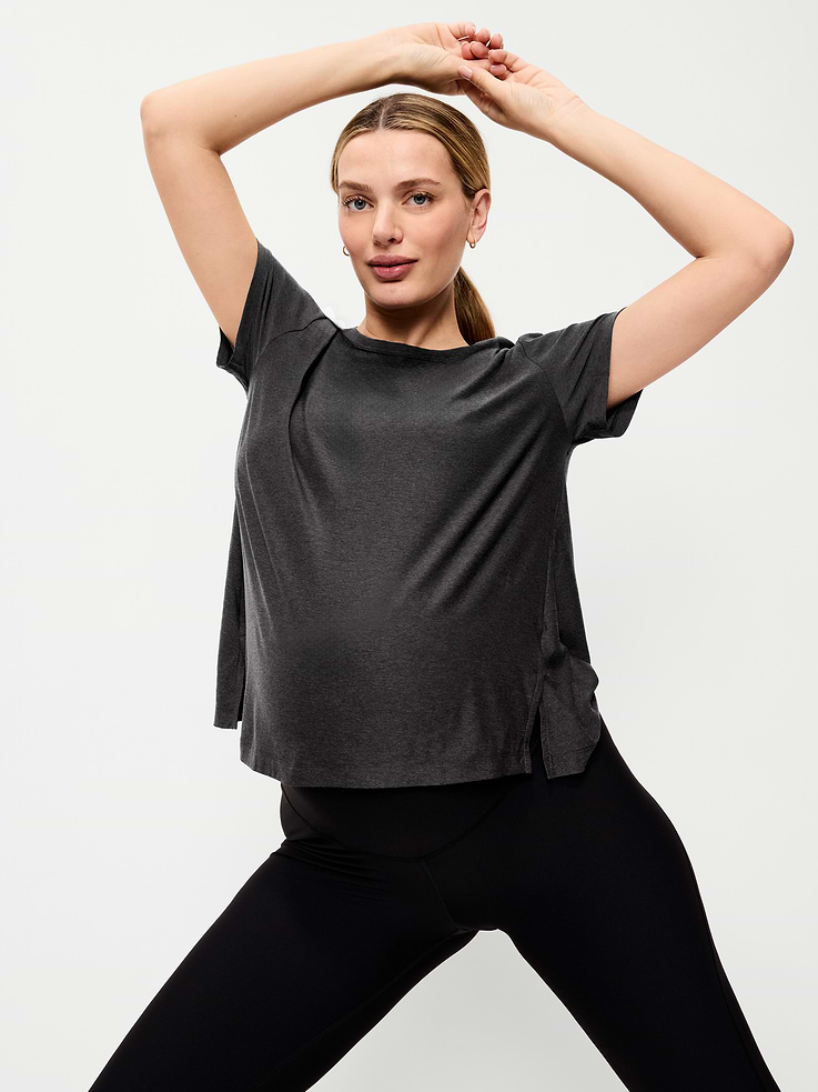 L'image numéro 3 présente T-shirt NuageSport de maternité
