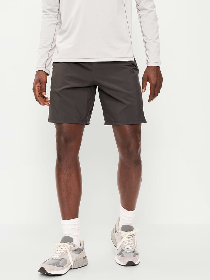Image 1 of 3, Smooth, sweat-wicking fabric with maximum ventilation., elastic-drawstring waistband, hidden back pocket at waist, diagonal hip pockets, vented sides, built-in briefs, breathable, quick-drying, Product #887871