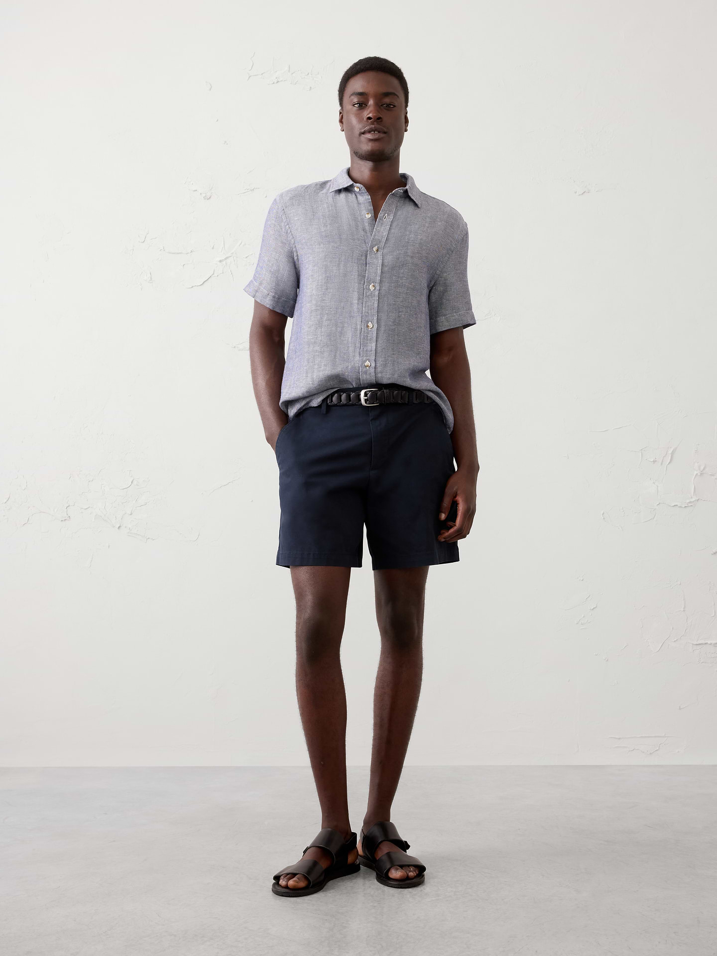 Image number 1 showing, Slim-Fit 7" Lived-In Short