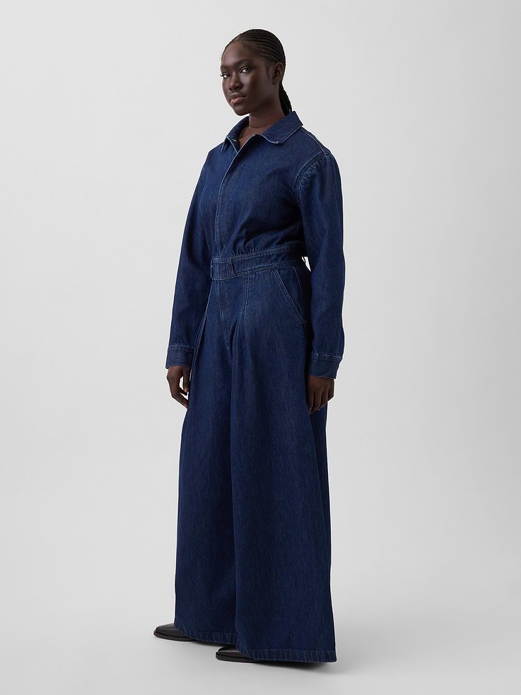 Image 4 of 8, Gap × HFR Denim Jumpsuit by LaTouché