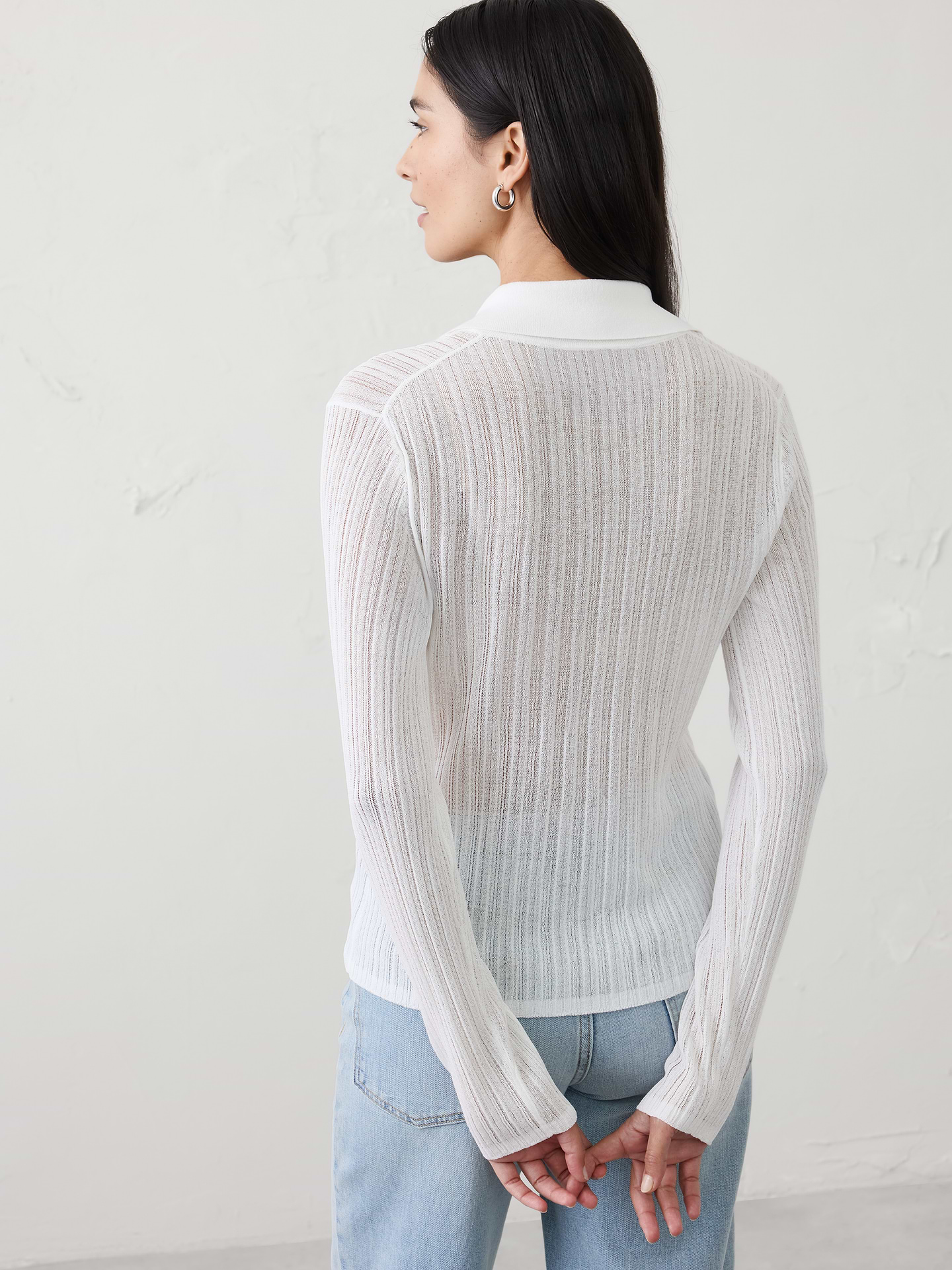 Image number 5 showing, Sheer Cardigan Sweater